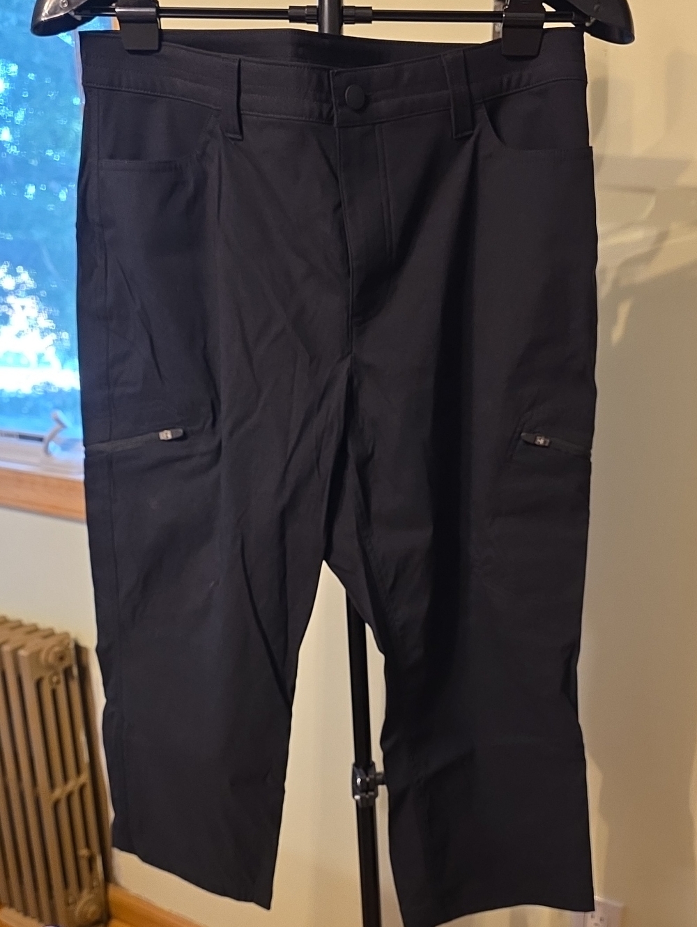 Womens Black Casual Stretch Pants - Versatile Everyday Wear